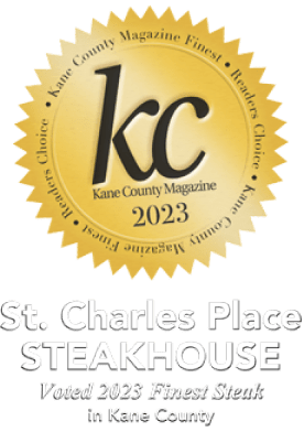 2023 Kane County Magazine finest steak award seal